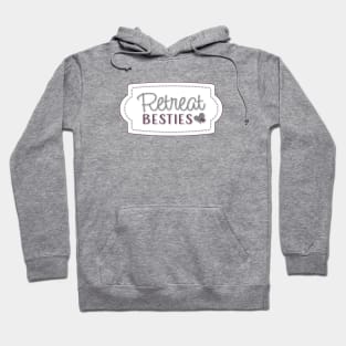 Retreat Besties Plum Gray Hoodie